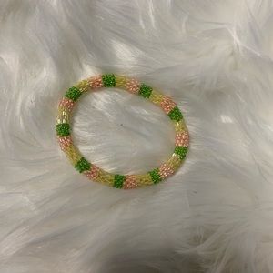 Roll on sea beads bracelet